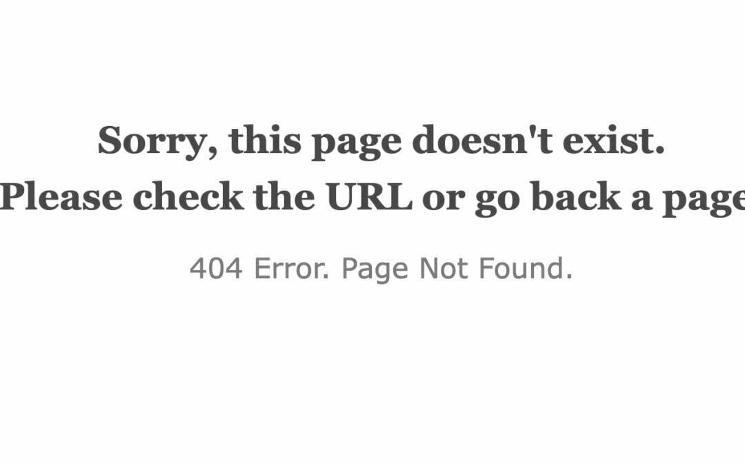How to solve Error 404 on WordPress